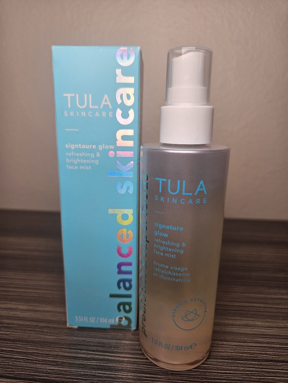 TULA Skin Care Signature Glow Refreshing & Brightening Face Mist 3.51oz New